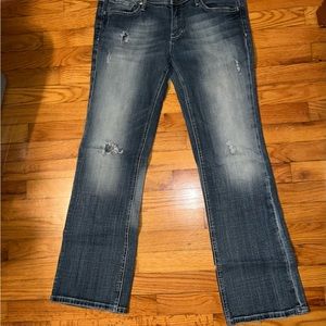 Vigoss Women's Boot Cut Jeans - Dark Blue